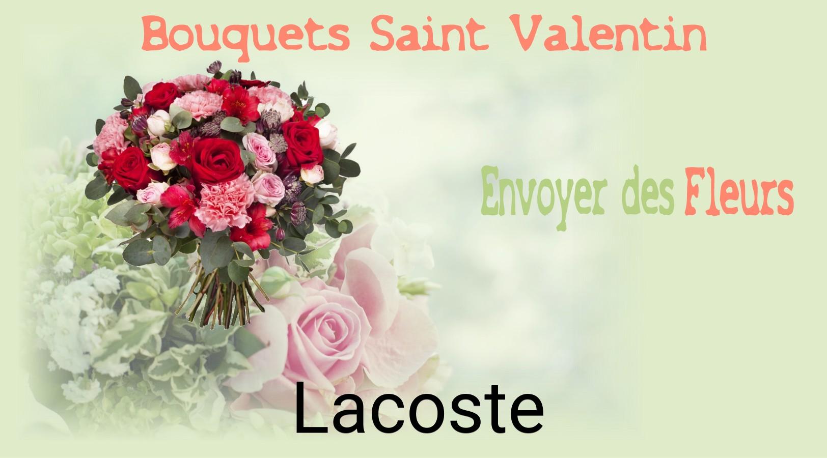 Roses de Saint-Valentin livrées à Lacoste